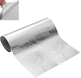 Aluminisierte Hitzeschutz,Hitzeschutzmatte Selbstklebend Kleberücken Aluminium Glasfaser…
