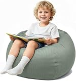 XXL Sitzsack Kinder für Stofftier Aufbewahrung