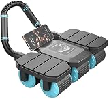 Bauchroller, Bauchtrainer für Zuhause mit Handyhalterung Timer und Kniekissen…