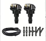 2m Universal Scheibenwischwasser Schlauch Reparaturset mit 2 Waschdüsen und 6…