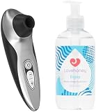 Womanizer Pro40 Klitoris-Sauger Schwarz und Lovehoney Enjoy Gleitgel 250 ml