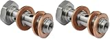 PrecisionGeek – Doppelhohlschraube/Banjo Bolt M10 x 1,25 mm aus Edelstahl AISI 303