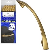 10x Griffe für Küchenschränke 127x26x20 mm Befestigungslöcher 96 mm