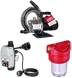 T.I.P. 30087 Gartenpumpe Edelstahl Clean Jet 1300 Plus Kit mit 4 m Ansauggarnitur 4.400…